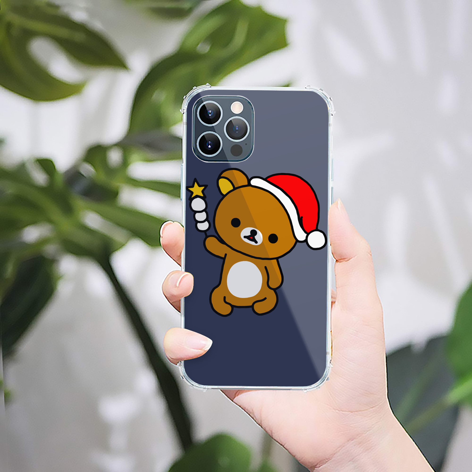 （画像用） リラックマ リラックマ キイロイトリ Rilakkuma Korilakkuma Kiiroitori 【iPhone 12シリーズ対応】透明スマホケース（クリアソフトケース）